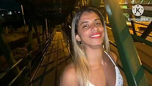 Wife Having Sensual Sex On Street With Well-Endowed Man!