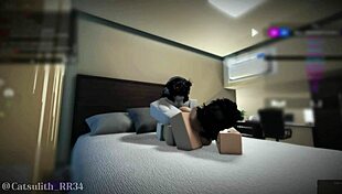 experienced follower bent over for big cock pussy licking