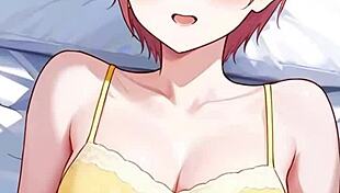 Fantasy Waifu Gently Stretches in Anime Scene