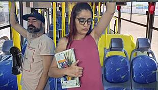 Student encounters old man on public bus in reality setting