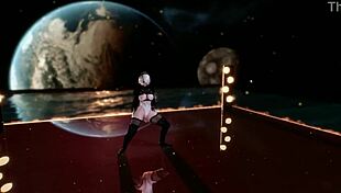 Wow, 2B Sexy Cover Dance With Big Tits And Ass!