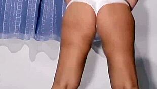 Mireladelicia's Intense Striptease And Dildo Masturbation Compilation