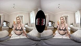 My Blonde MILF Rides in Cowgirl, Giving Blowjob and Handjob – She's Better Than Yours!