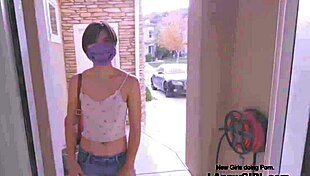 captivating teen model gets fucked on the sofa during her audition