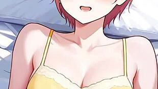 Fantasy Waifu Gently Stretches in Anime Scene