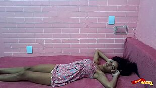 the forbidden desire of the stepfather and stepdaughter unfolds in a passionate encounter