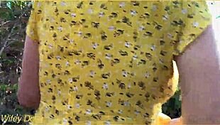 i love my wifey in that cute summer dress braless