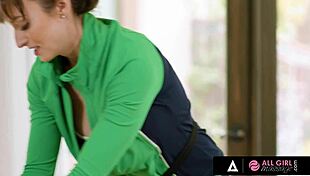 all girl massage where nervous bella rolland gets an unforgettable experience