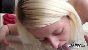 Striking Stunner Gets Wet Muff Filled With Warm Pee And Squirts