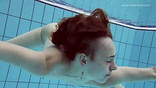 anna netrebko softcore swimming in underwater pool teasing