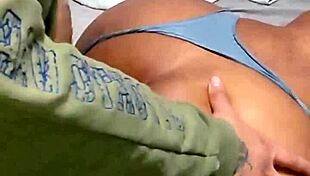 the ebony princess gets her big ass spanked by daddy in this casual scene