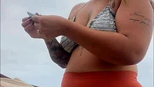 i'm at the beach, my pussy's all swollen and wet, ready for some cock!