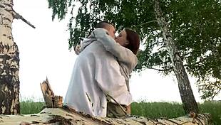 i'm fucking hard my best friend's hot girlfriend in the forest while he sets up the tent.