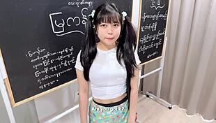 Cute Asian Horny Girl Try To Seduce Her Teacher English Subtitle