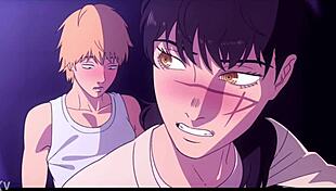 Chained Man In Bondage Scene