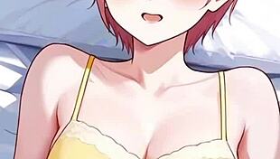 Fantasy Waifu Gently Stretches in Anime Scene