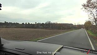 Giving her wet pussy for a ride home seems like a cheap and fair trade