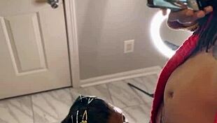 Ebony Postal Worker Craves Big Black Cock