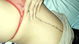 Semen Fills Sexy Curvy Housewife's Ass In Anal Assfucking Cumshot With Cute Amateur Neighbor