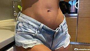 smoking blonde milf fingering herself, gonna get you hard?