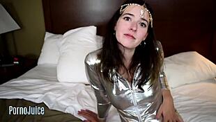 Black cock surprises chloe faye in nightclub interracial sex