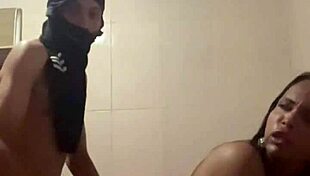 the delivery guy came to drop off the ration but ended up staying for some fun.