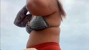 i'm at the beach, my pussy's all swollen and wet, ready for some cock!