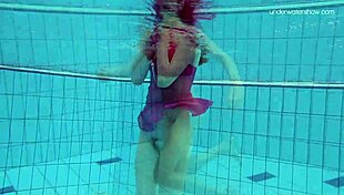 anna netrebko softcore swimming in underwater pool teasing