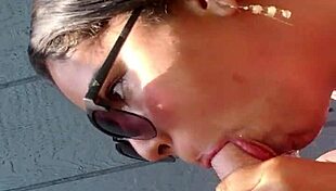 Intense Outdoor Deepthroat Blowjob By BBW Latina With Gagging