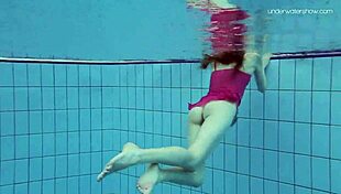 anna netrebko softcore swimming in underwater pool teasing