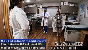 Ditria Rose Feels Intense Orgasm From Doctor's Creampie In Hospital