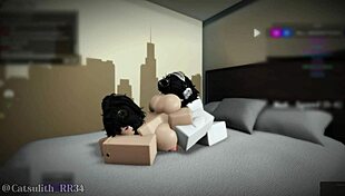 experienced follower bent over for big cock pussy licking