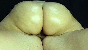 I bounce my big curvy ass on my stepmother's pussy while fingering her big natural tits and kissing her passionately.