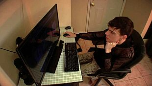 Anastasia Valentine Ebony Fembot Blowjob Facial Malfunction