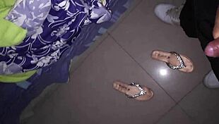 found my best friend's latina mom in bed teasing. her milf striptease drives me crazy.