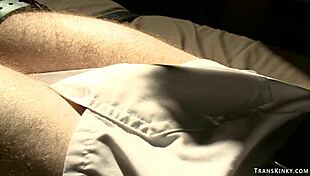 Shemale scientist fucks dude hard!