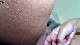 Rubbed Vibrator On Stepsister's Pussy Until Orgasm