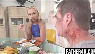 Oh, Jenny's stepdad can't wait to fuck her tight pussy with his big cock!