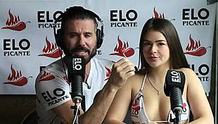 ema ribeiro acepto los desafios de elo podcast in a cute colombian interview