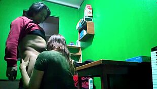 Enjoying The Beautiful Redhead Housewife In The Bedroom With Homemade Scenes.