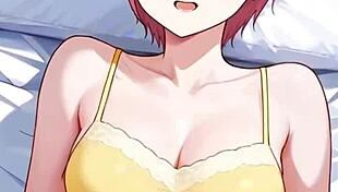 Fantasy Waifu Gently Stretches in Anime Scene