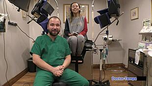 Wow, Dr. Tampa checks Kalani Luana’s natural tits during physical!