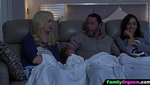 Teen Shares Couch with Stepdad During Scary Movie 😱