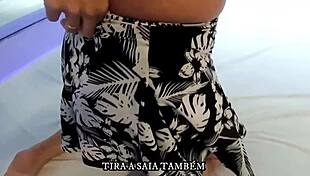 I filmed real massage for my big booty wife Karina