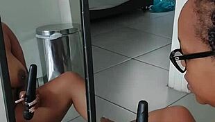 fucking and sucking my dildo so hard