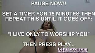 Giantess shouts, 'Follow my exact POV instructions now!'