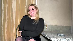 Real French Blonde Amateur Licks In First Threesome