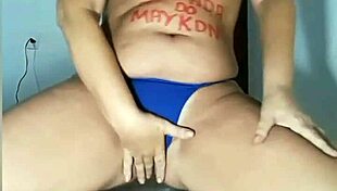 Mireladelicia's Intense Striptease And Dildo Masturbation Compilation