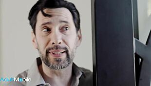 slender brunette pounded in missionary and cowgirl with load on bush