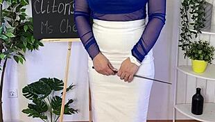 Hot milf reveals secrets of clitoris play